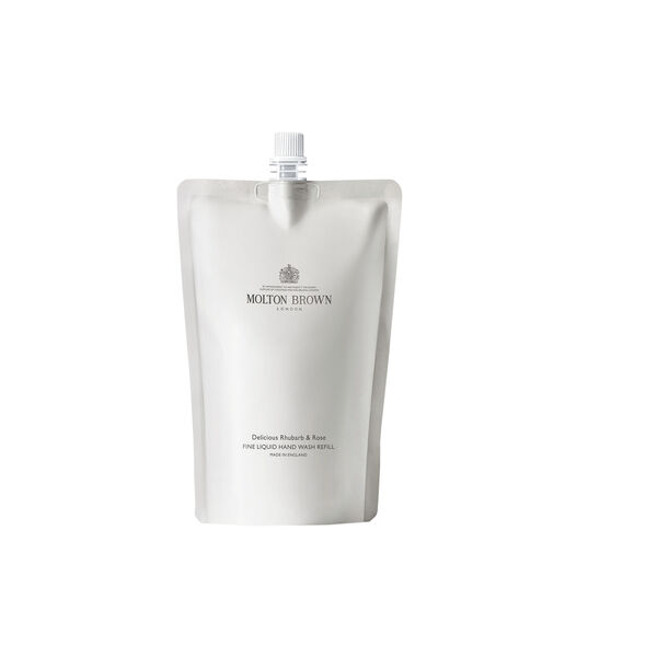 Delicious Rhubarb & Rose Fine Liquid Hand Wash Refill, Molton Brown