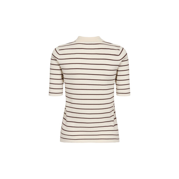 MMCaliz Stripe SS Knit, coffee quartz, MOS MOSH