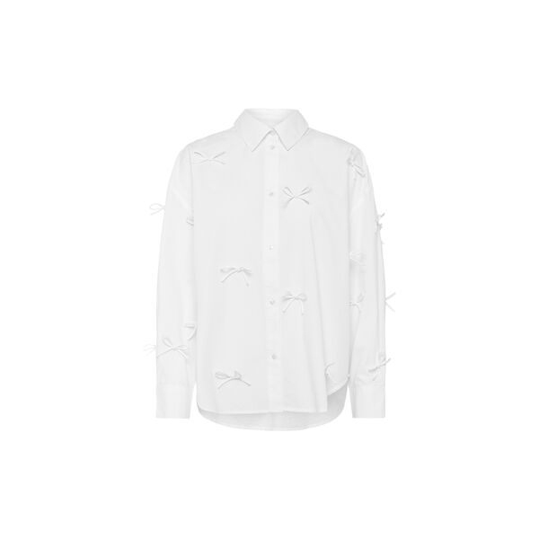 SLJoa Bow Shirt | Broken White | Skjorte, Soaked in Luxury