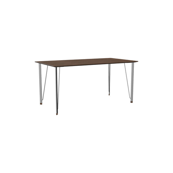 FH3605&trade; skrivebord, walnut/chrome, Fritz Hansen