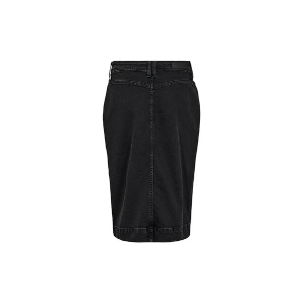 PD-Asta French Midi Skirt Wash Black Studio, black, Pieszak