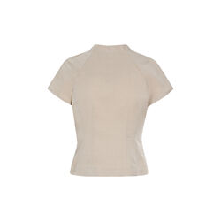 Sukosu kort&aelig;rmet bluse, ivory, BITTE KAI RAND