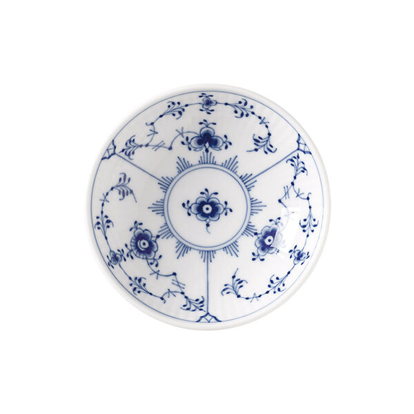 Musselmalet Riflet sk&aring;l 9 cl, Royal Copenhagen