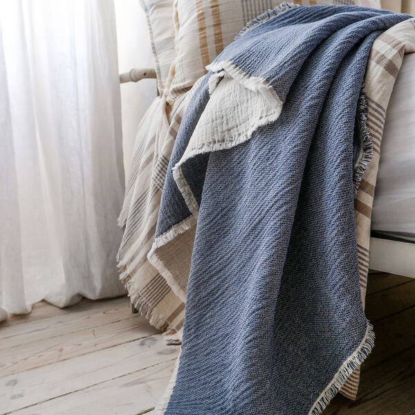 Thyme plaid, blue, ELVANG