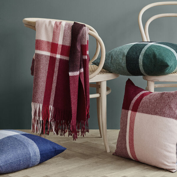 Manhattan plaid, bordeaux/red, ELVANG