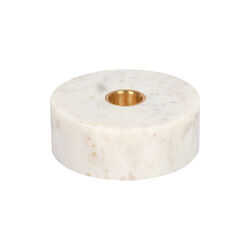 Marble base Candleholder, white, Uyuni Lighting