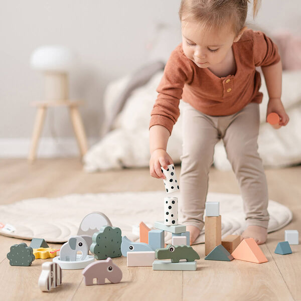 Deer Friends byggeklodser 34 stk., colour mix, Done by Deer