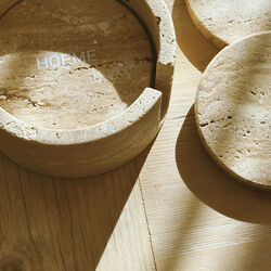 Bordsk&aring;nere 4 stk., sand, HOEME Copenhagen