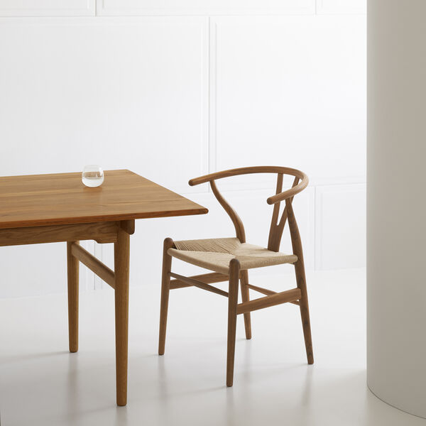 CH327 spisebord, olieret teak/olieret eg, Carl Hansen & Søn
