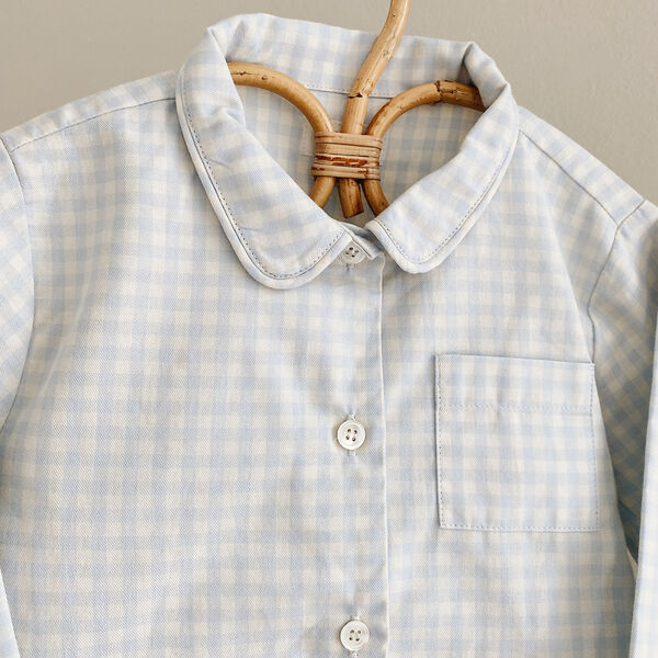 Classic Pyjamas, blue gingham Classic Pyjamas, blue gingham, Lalaby