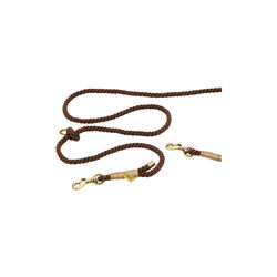 Justerbar og bl&oslash;d rebline hvalp, brown, Drew's Dogwear