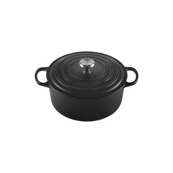 Signature rund st&oslash;bejernsgryde &Oslash; 28 cm, matte black, Le Creuset