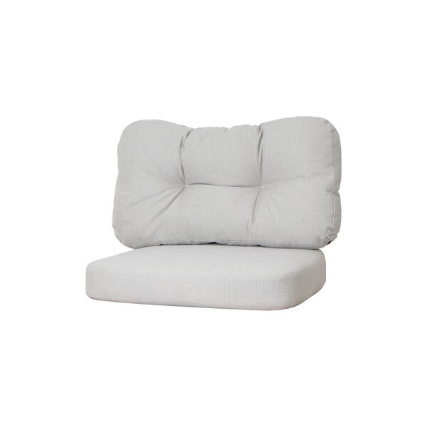 Ocean large loungestol hyndes&aelig;t, white grey, Cane-line
