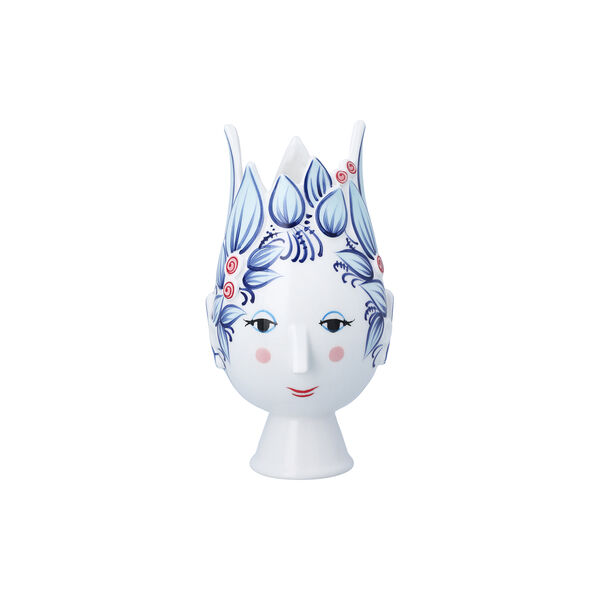 Titania Vase, bl&aring;, Bj&oslash;rn Wiinblad