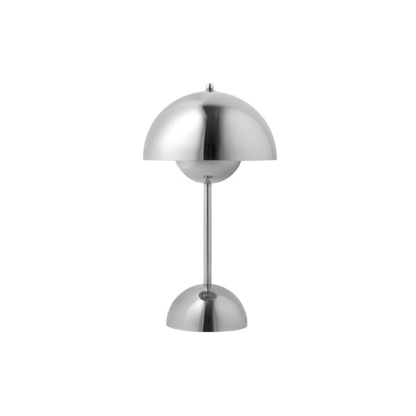 Flowerpot VP9 Portable Table Lamp, chrome-plated, &Tradition