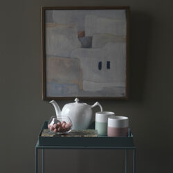 Riflet Contrast krus 35 cl, mos, Royal Copenhagen