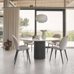 VIPP462 Lodge Chair, beige/dark oak, Vipp