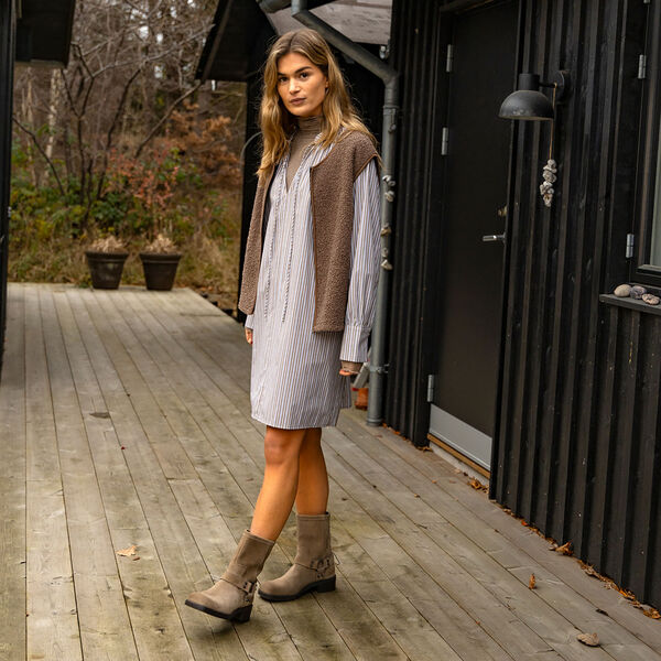 CC Heart GIA stripe tunic dress, brown stripes, Coster Copenhagen