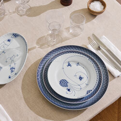 Royal Creatures tallerken Ø 19 cm, blæksprutte, Royal Copenhagen