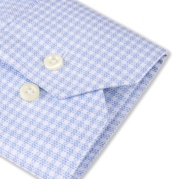 Regular, C77 RM cuff, light blue check, Stenstr&ouml;ms