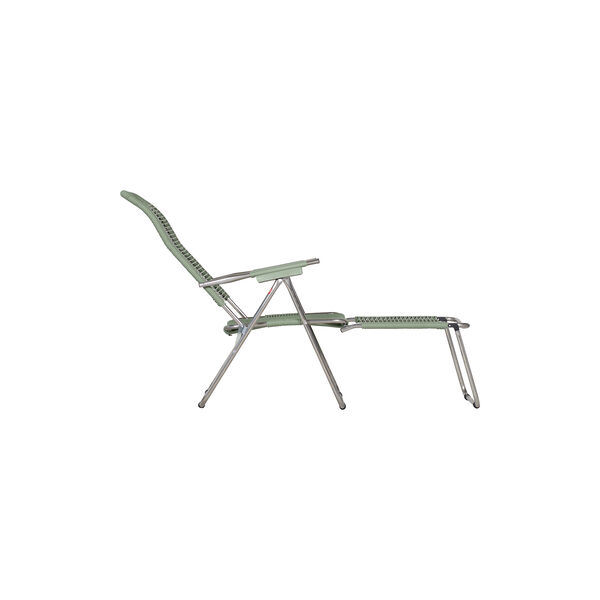 Spaghetti Outdoor Sunbed, sage green matt, FIAM