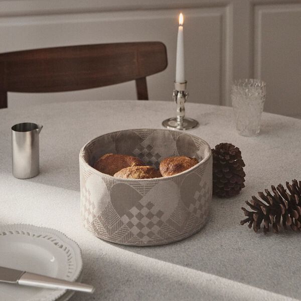 CHRISTMAS brødkurv, winter wood, Georg Jensen Damask