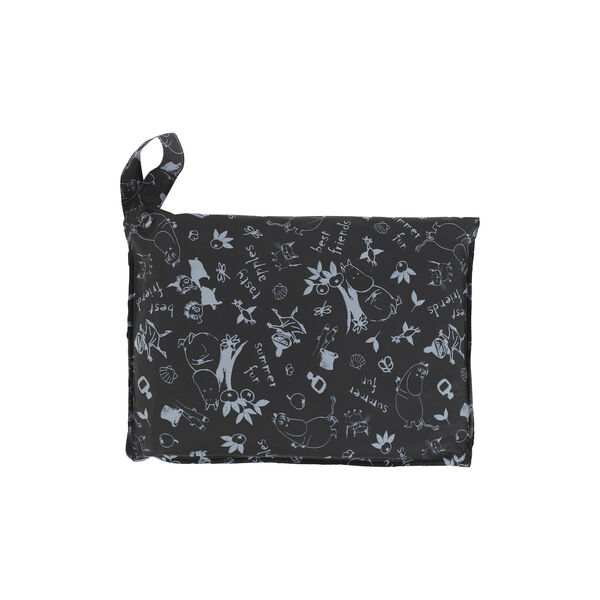 Mumitroldene Garden regnslag, black, Muurla