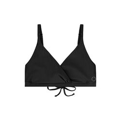 Istana Draped Bikini Top, nero, Cartel Copenhagen
