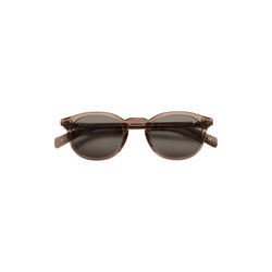 Alden Sunglasses, transparent coffee brown, AY Studios