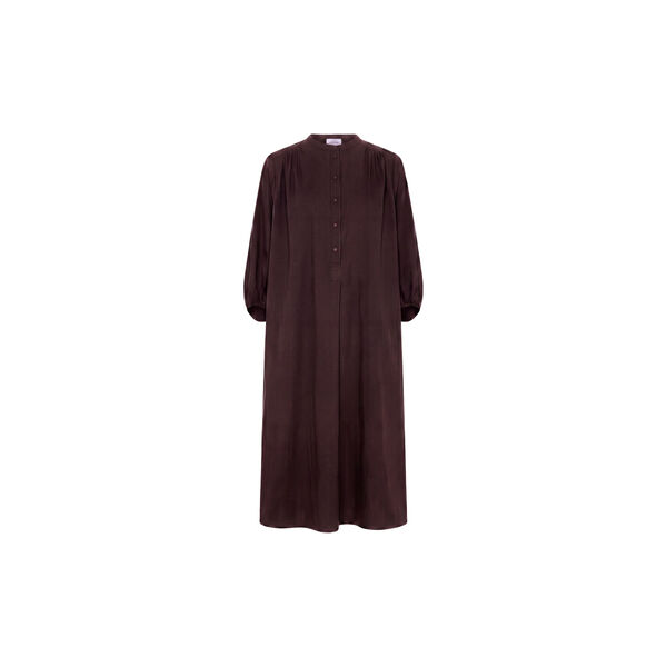 Vilma-Louise Shirt Dress | Dark Brown | Skjortekjole, LA RŌUGE