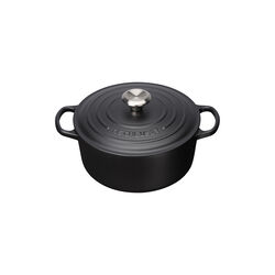 Signature rund gryde &Oslash; 28 cm, matte black, Le Creuset