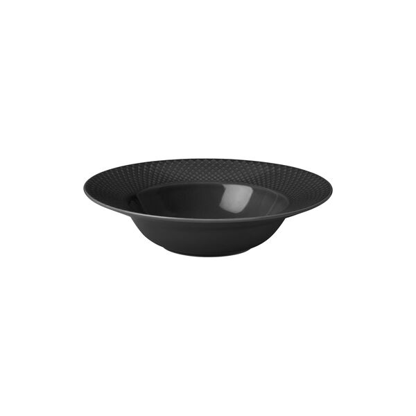Rhombe Earth Dyb tallerken Ø 24.5 cm, slate, Lyngby Porcelæn