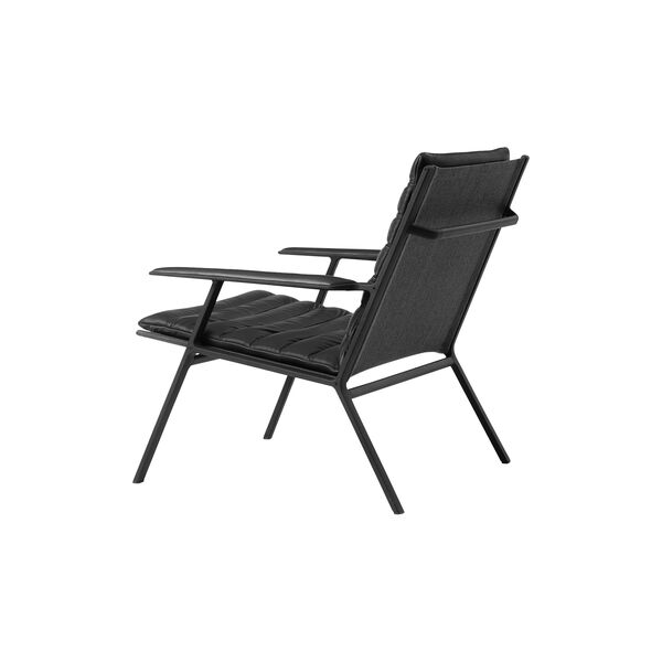 VIPP456 l&aelig;nestol, sort/sort, Vipp