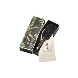 Boar- & Nylon børste medium, turtle, Fan Palm