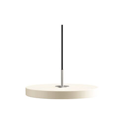 Asteria Plus Pendant, pearl white/steel, UMAGE