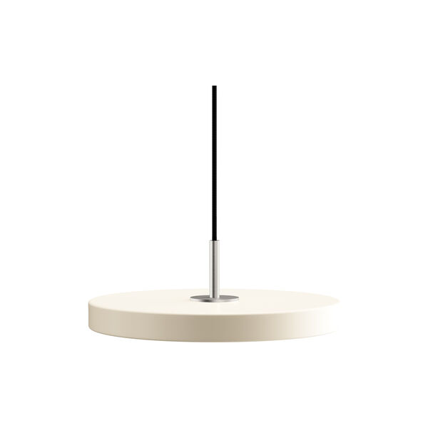 Asteria Plus Pendant, pearl white/steel, UMAGE
