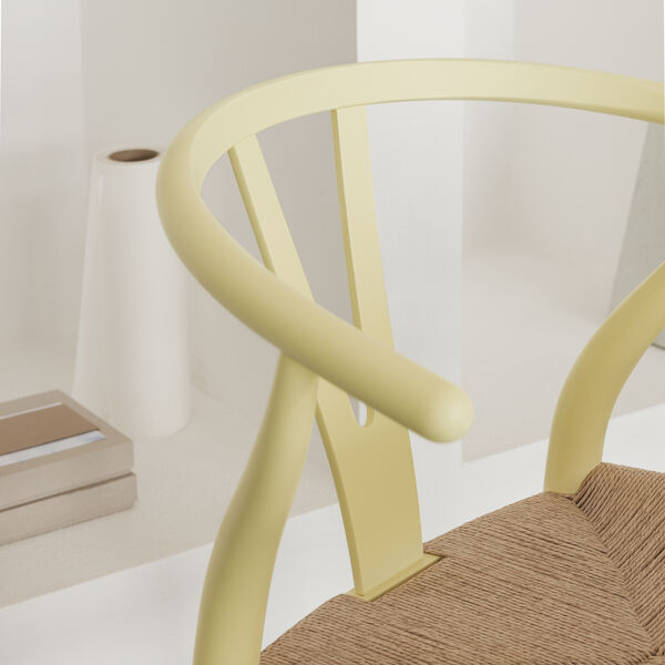 CH24 Y-stolen spisebordsstol, soft hollyhock, Carl Hansen & S&oslash;n