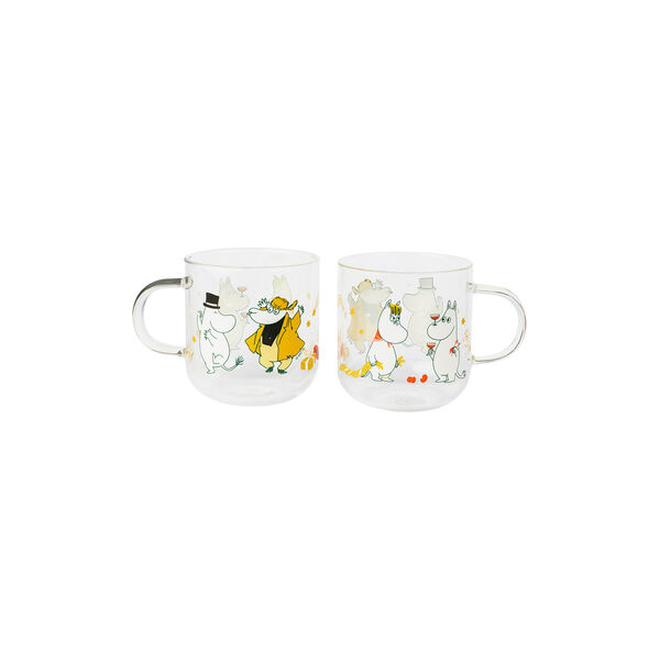 Mumi Glas 2 stk. | 30 cl | K&aelig;rlighedens Gave, Moomin Arabia