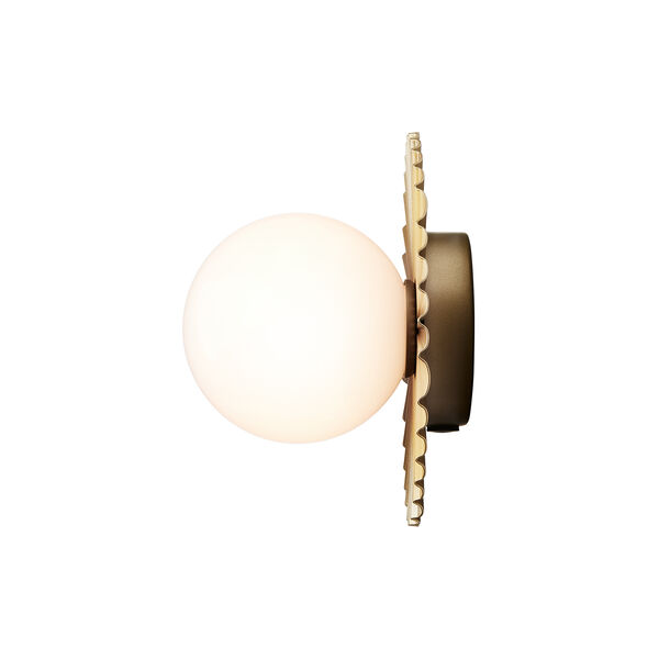 Liila Muuse Small Ceiling Lamp, nordic gold/opal, Nuura