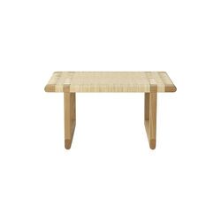 BM0488S Table Bench bord, olieret eg/rattan, Carl Hansen & Søn