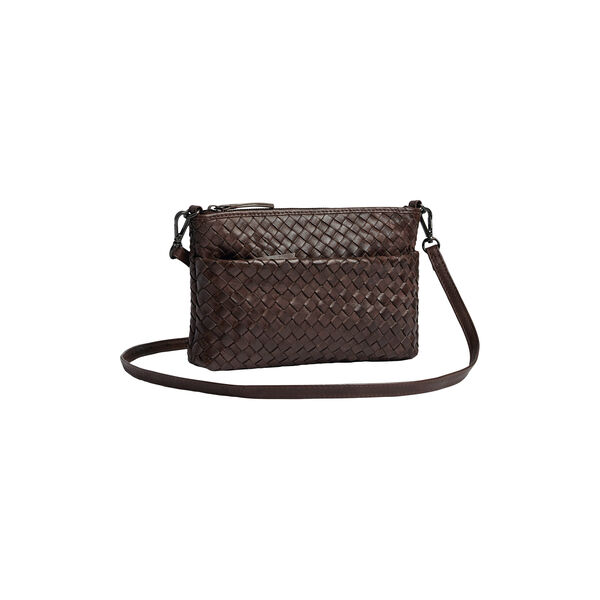 KarimaMBG Crossbody Bag Weave, dark brown, Markberg