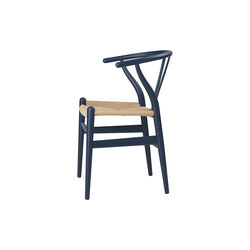 CH24 Y-stolen spisebordsstol, soft blue, Carl Hansen & S&oslash;n