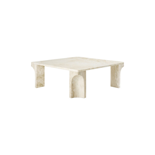 Doric Square Coffee Table, neutral white, GUBI