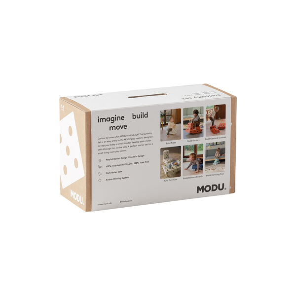 Curiosity s&aelig;t, sand grey/honey yellow, MODU