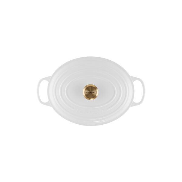 Signature oval gryde 6,3 L, white, Le Creuset