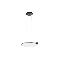 INLAY S3 DISC pendel, matt black/satin gold, LIGHT-POINT