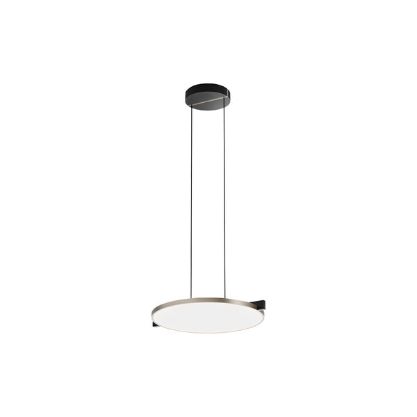 INLAY S3 DISC pendel, matt black/satin gold, LIGHT-POINT