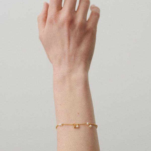 Ocean Pearl armbånd, guld, Pernille Corydon Jewellery