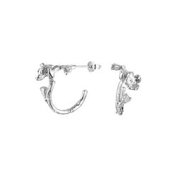 Forglemmigej &oslash;reringe s&oslash;lv, Flora Danica Jewellery