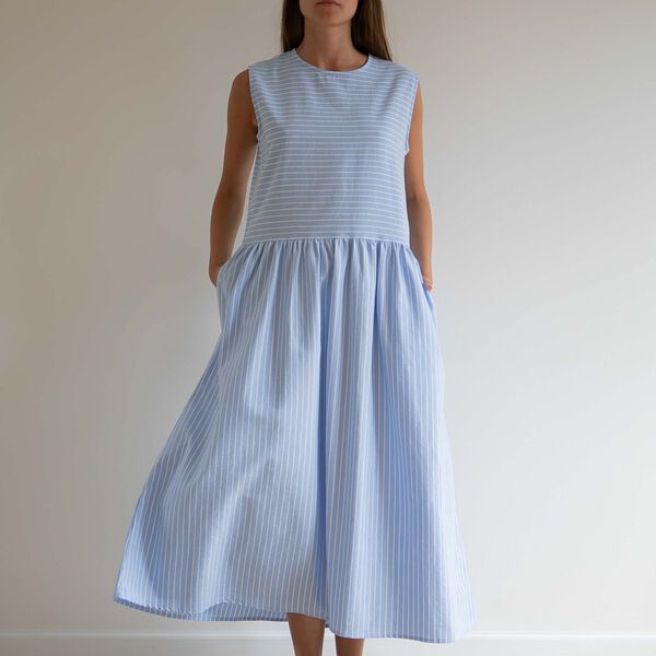 Noelle kjole, angel stripe, Studio Feder
